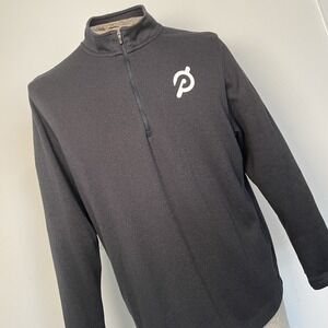 Men's Rhone x Peloton 1/4 Zip Long Sleeve Pullover BLACK Size XL EUC Cycling